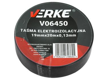 Zdjęcie: Taśma elektroizolacyjna 19 mm - 20 m VERKE