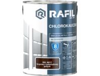 Emalia chlorokauczukowa brązowy czekoladowy RAL8017 5 L RAFIL