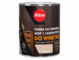 Farba do drewna,MDF i laminatów do wnętrz 0,75 L kremowy ALTAX