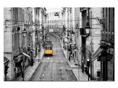 Zdjęcie: Obraz Glasspik Traffic 80x120 cm Ex913 Yellow Tram STYLER
