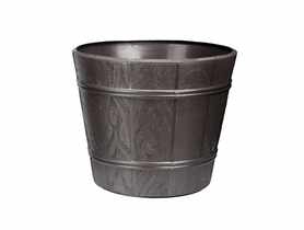 Doniczka drewnopodobna 19 cm 7207 grafit VERDENIA