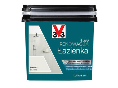 Farba renowacyjna Easy Renowacja Łazienka bawełna 0,75 L V33