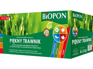 Zdjęcie: Nawóz Piękny Trawnik roczny program nawozowy 4x2 kg BOPON