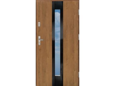 Zdjęcie: Drzwi zewnętrzne stalowo-drewniane Disting Olivio Glass 03 Winchester 90 cm prawe KR CENTER