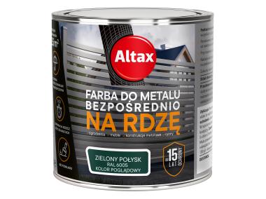Zdjęcie: Farba do metalu 0,25 L zielony połysk ALTAX