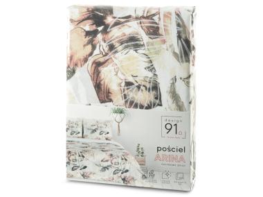 Zdjęcie: Pościel 220x200 cm z mikrofibry, z motywem liści Arina, Design 91 EUROFIRANY