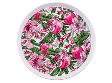 Zdjęcie: Taca okrągła Hibiskus 35 cm ALTOMDESIGN