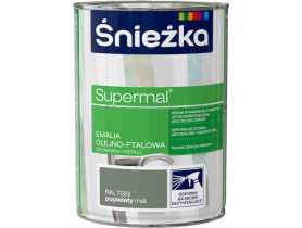EmaliaSupermal matowy popielaty R7023 0,8L ŚNIEŻKA