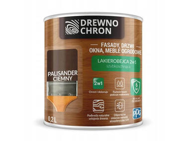 Zdjęcie: Lakierobejca 2w1 palisander ciemny 0,2 L DREWNOCHRON
