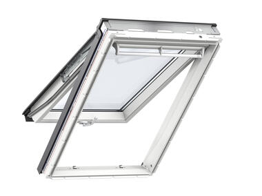 Okno GPU 0066 drewniano-poliuretanowe klapowo-obrotowe, 55x118 cm VELUX