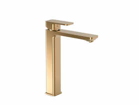 Bateria umywalkowa stojąca, nablatowa, wysoka Loft Gold VALVEX