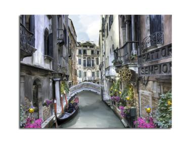 Zdjęcie: Obraz Canvas Watercolor3 60x80 cm St333 Venice
 STYLER