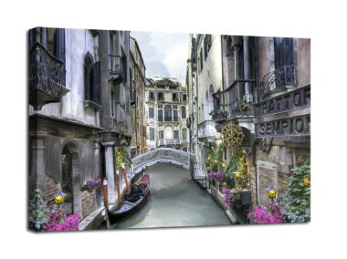 Zdjęcie: Obraz Canvas Watercolor3 60x80 cm St333 Venice
 STYLER
