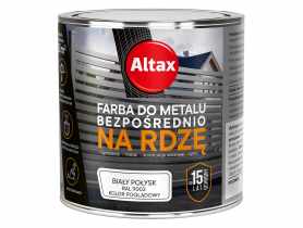 Farba do metalu 0,25 L biały połysk ALTAX