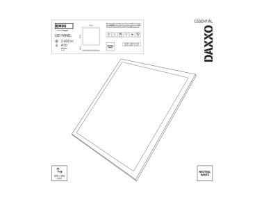 Zdjęcie: Panel LED Daxxo backlit 60x60, 36W, neutralna biel EMOS