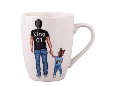 Zdjęcie: kubek baryłka NBC 300 ml dek. king dziewczynka ALTOMDESIGN