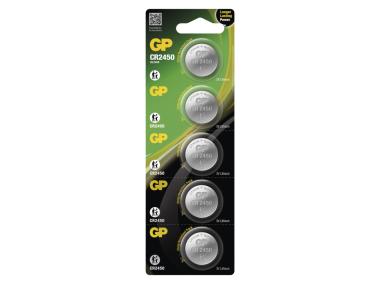 Zdjęcie: Litowa bateria GP guzikowa CR2450 5BL EMOS