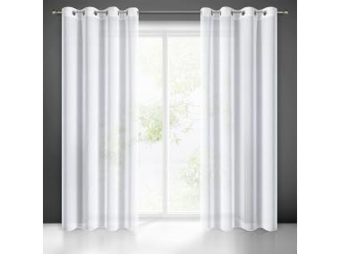 Zdjęcie: Firana gotowa LANA 140 x 250 cm biały (373172) EUROFIRANY