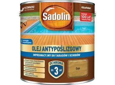 Zdjęcie: Olej antypoślizgowy impregnacyjny Dąb 2,5 L SADOLIN
