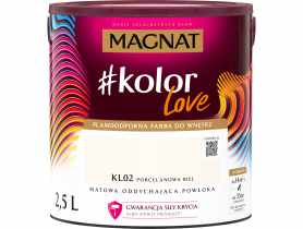 Farba KLove KL02 porcelanowa biel 2,5L MAGNAT