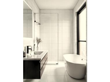 Zdjęcie: Płytka ceramiczna Wall White Shiny 30x45 cm CERAMIKA NETTO
