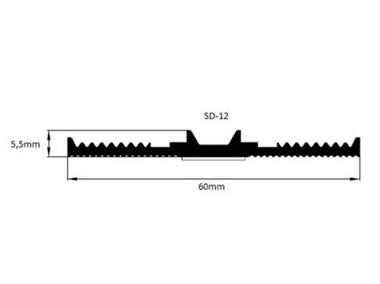 Uszczelka dolna SD-12 szerokość 60 mm samoprzylepna SCALA