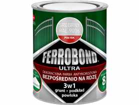 Farba antykorozyjna Ferrobond Ultra połysk srebrny 0,7L JURGA