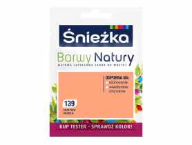 Farba Barwy Natury tester soczysta morela 139 25ml ŚNIEŻKA