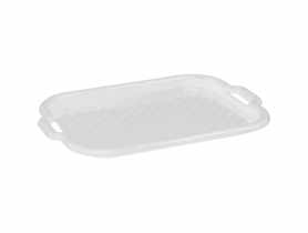 Taca Clever średnia 46x33x3 cm biała DOMOTTI