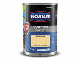 Farba ftalowa do drewna i metalu Ftalonal 0,9 L kremowy NOBILES