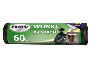 Zdjęcie: Worki na śmieci 60 L - 20 szt. GROSIK