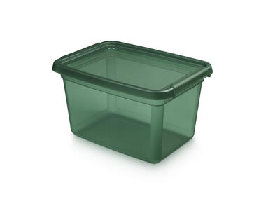 Zdjęcie: Pojemnik z pokrywką i klipsami 28x38x22,5 cm 15 L Pine (2552) Basestore ORPLAST