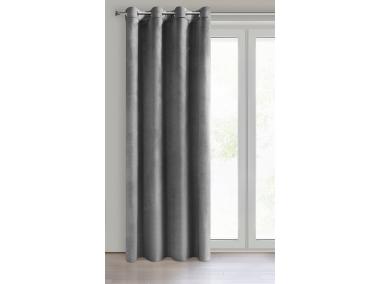Zdjęcie: Zasłona gotowa Melanie 140x250 cm stalowy EUROFIRANY
