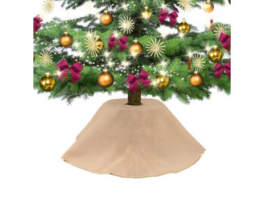 Zdjęcie: Sukienka z juty pod choinkę 90 cm naturalna TIN TOURS