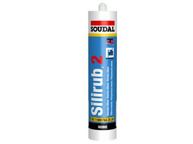 Zdjęcie: Silikon neutralny Silirub 2, 300 ml szary SOUDAL