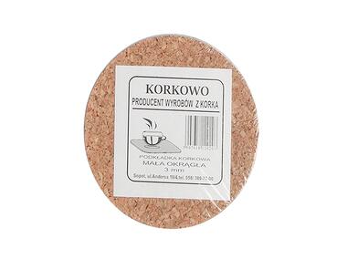 Zdjęcie: Komplet 6 podkładek okrągłych 10 cm korek naturalny ALTOMDESIGN