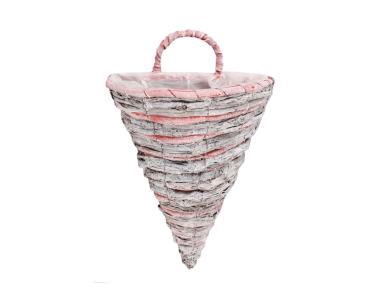 Zdjęcie: Kosz zawieszany na ścianie 25x17x30/34 h cm TIN TOURS