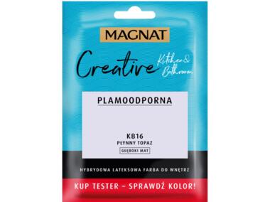 Zdjęcie: Tester farba lateksowa Creative Kitchem&Bathroom płynny topaz 30 ml MAGNAT