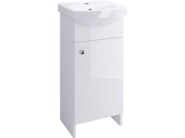 Zdjęcie: Zestaw łazienkowy Sati Cersania 40 cm biała szafka z umywalką CERSANIT