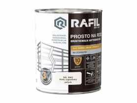 Gruntoemalia prosto na rdzę połysk RAL9003 0,75L RAFIL