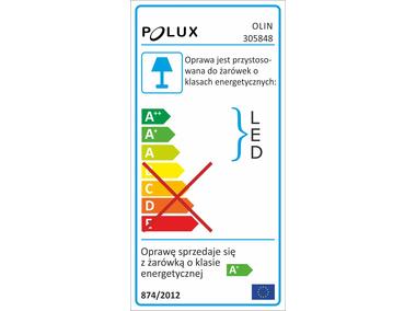 Zdjęcie: Oczko ruchome LED Olin chrom 3 pak kwadrat POLUX