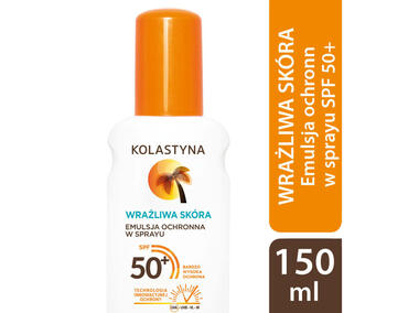 Zdjęcie: Emulsja ochronna w sprayu SPF50 150 ml Wrażliwa skóra KOLASTYNA