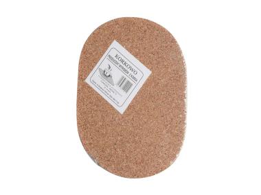 Zdjęcie: Komplet 4 podkładek owalnych 22x30 cm korek naturalny ALTOMDESIGN