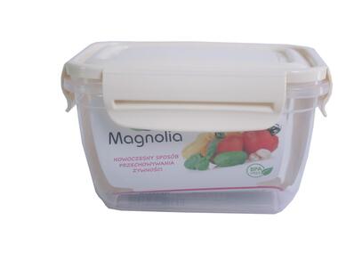 Zdjęcie: Pojemnik na żywność prostokątny 0,55 L beżowy MAGNOLIA