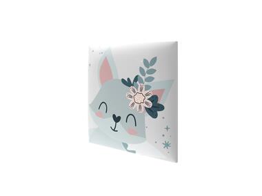 Zdjęcie: Panele tapicerowane kwadratowe Mollis Print 30x30 szopy - 4 sztuki STEGU