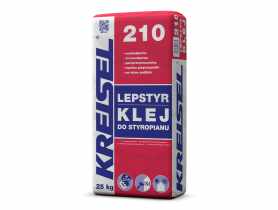 Zaprawa klejąca do mocowania płyt styropianowych Lepstyr 210 25 kg KREISEL