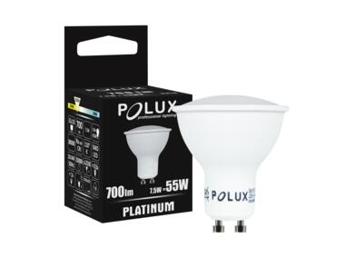 Zdjęcie: Żarówka LED GU10 SMD 7,8 W WW 700 lm Platinum POLUX