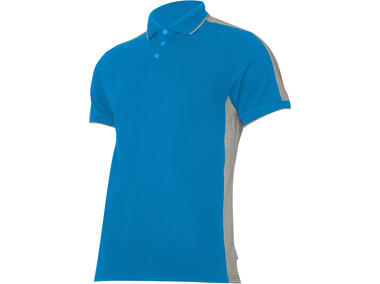 Zdjęcie: Koszulka Polo 190g/m2, niebiesko-szara, XL, CE, LAHTI PRO