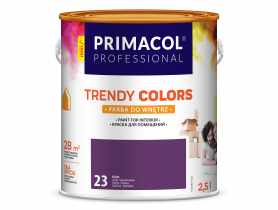 Farba Trendy Colors 2,5 L fioletowa PRIMACOL DECORATIVE