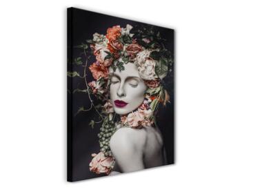 Zdjęcie: Obraz Canvas silver 85x113 cm baroque STYLER
